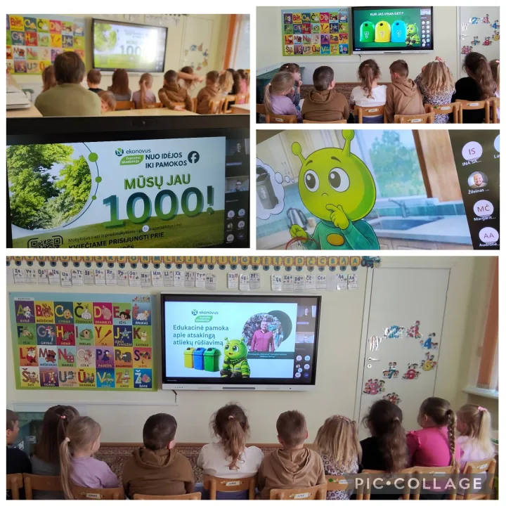 Kėdainių lopšelio-darželio Pasaka priešmokyklinio ugdymo grupės Bitutės dalyvavimas edukacijoje
